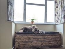 Load image into Gallery viewer, Storage Bench - Rustic Reclaimed Scaffold Boards