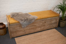 Load image into Gallery viewer, Large Rustic Reclaimed Storage Bench Seat
