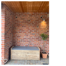 Load image into Gallery viewer, Storage Bench - Rustic Reclaimed Scaffold Boards