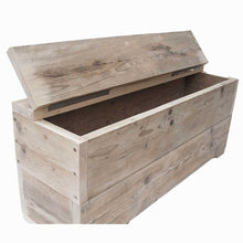 Load image into Gallery viewer, Large Rustic Storage Bench