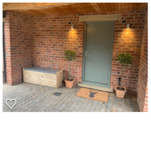 Load image into Gallery viewer, Storage Bench - Rustic Reclaimed Scaffold Boards